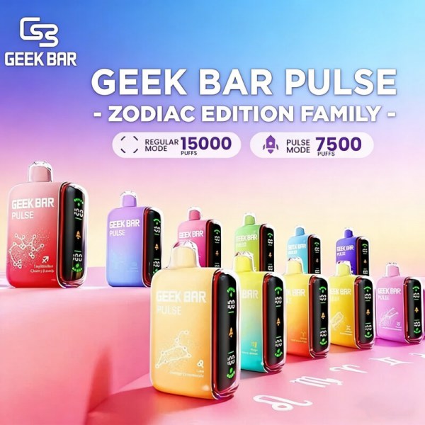 Geek Bar Pulse 15000口拋棄式電子煙 拋棄式電子菸 正品現貨  當天可出貨 新日期 10/29